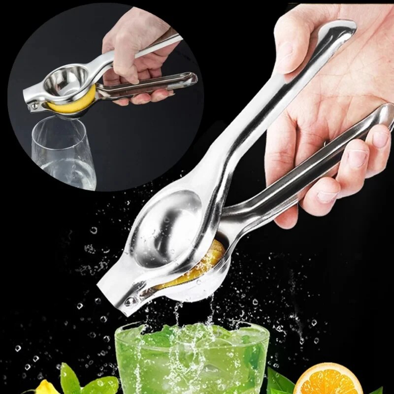 Citrus Juicer Bar - Zitronenpresse aus Edelstahl, manueller Entsafter, Küchenzubehör,