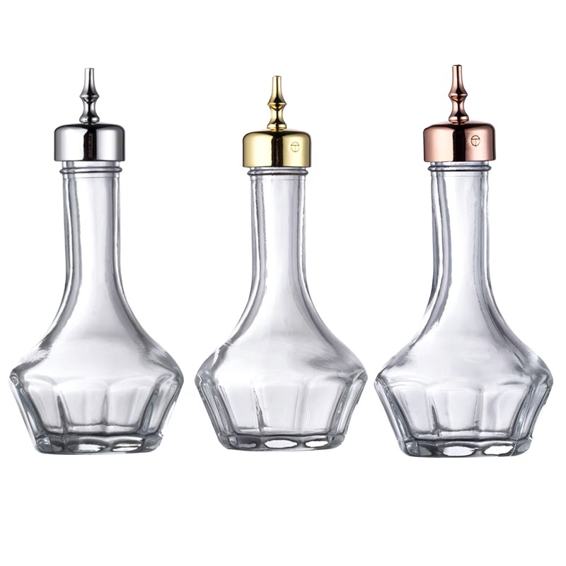 Bitters Bottle Set - 30 ml/50 ml transparente Glas-BITTER-Flasche mit