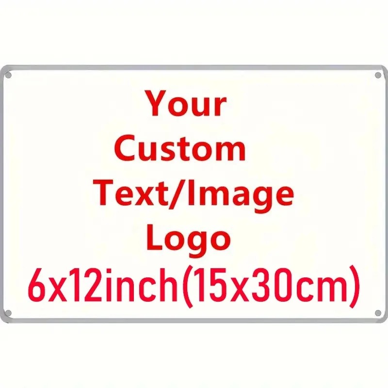 Home Bar Signs - [2D Flach] 6×12 Zoll 15×30cm Personalisiertes