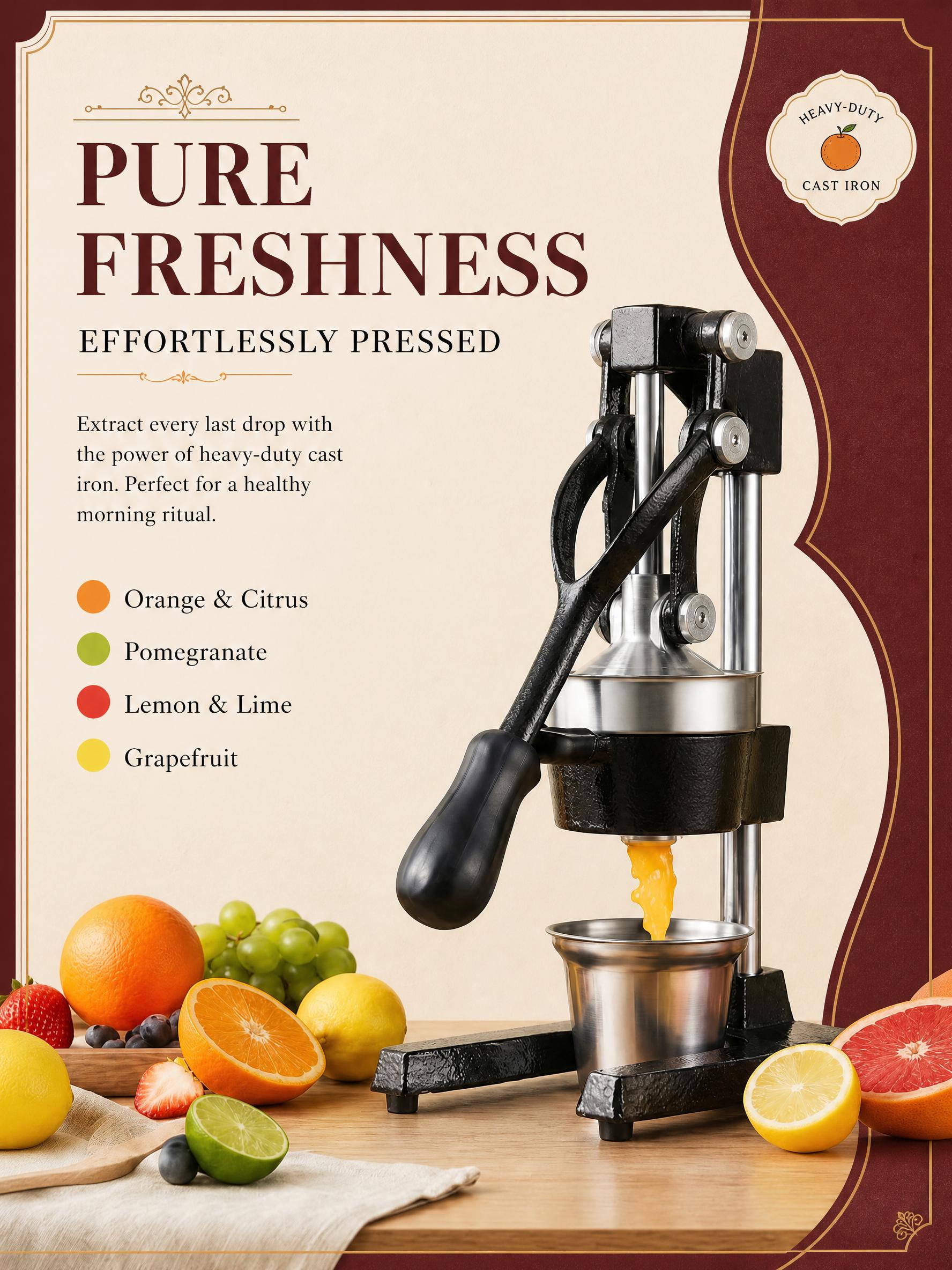 Manueller Entsafter, Manuelle  – Citrus Juicer Bar Bewertung und Preis