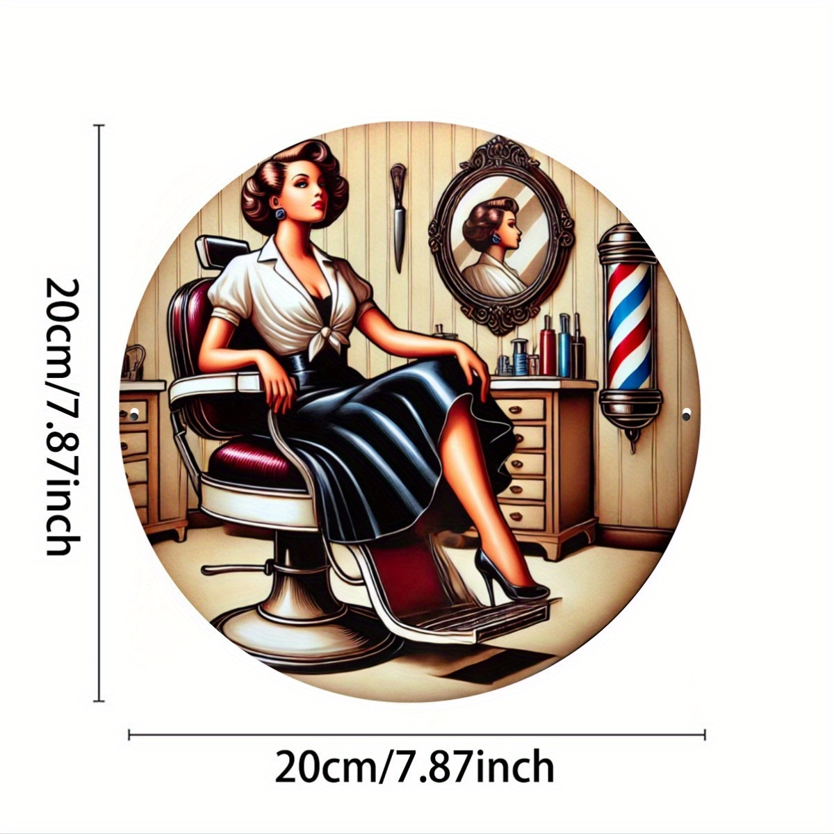 1 Stück Vintage Barber Shop Me – Home Barber Bewertung und Preis