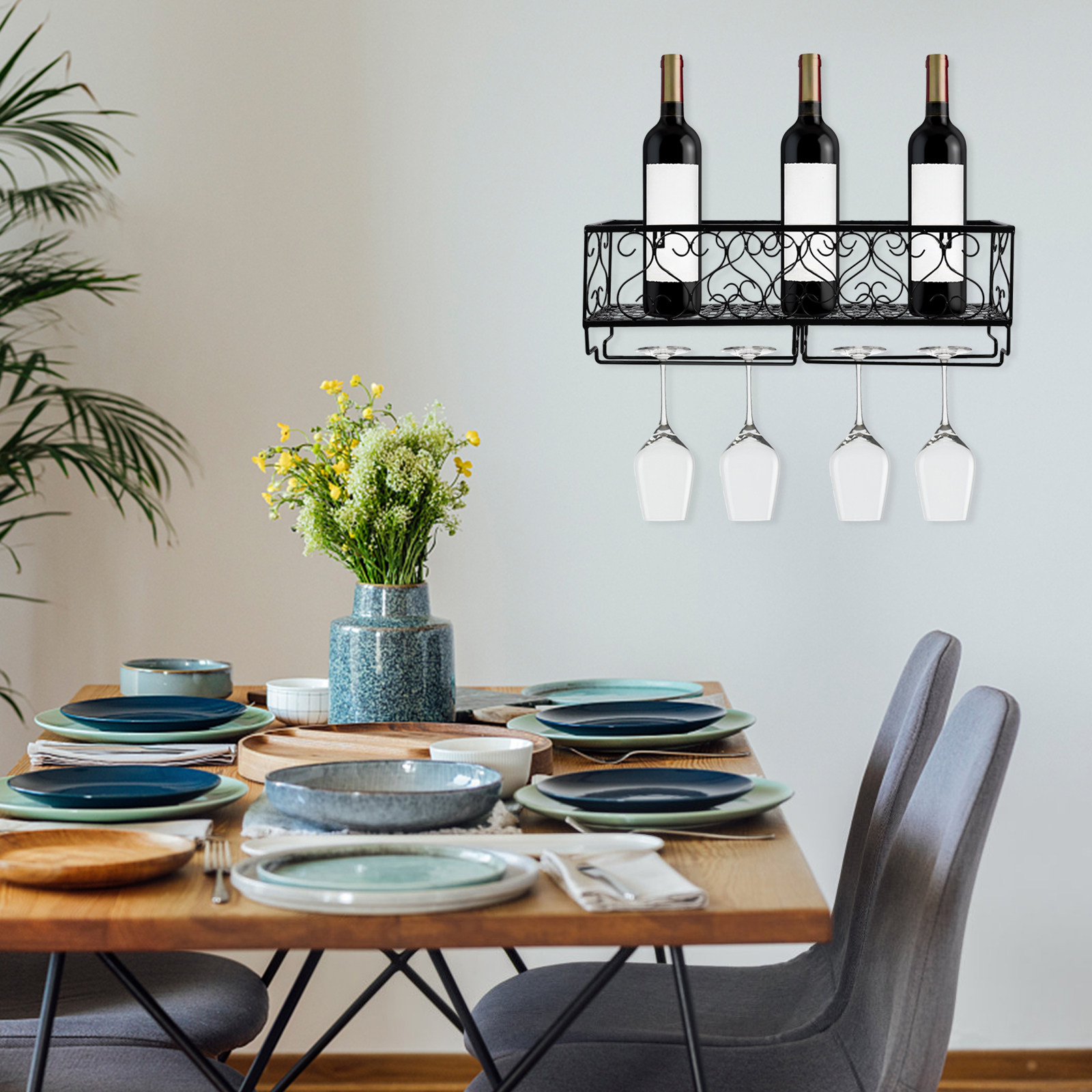 1 Stück Wandmontiertes Weinfla – Home Bar Stand Bewertung und Preis