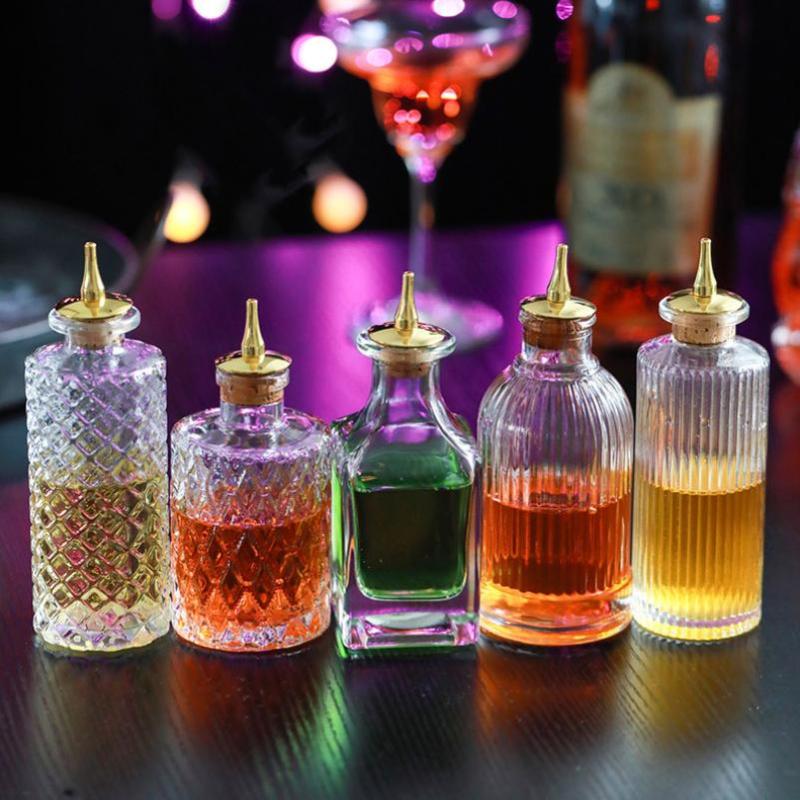 Vintage Glas-Bitterflasche mit – Bitters Bottle Set Bewertung und Preis