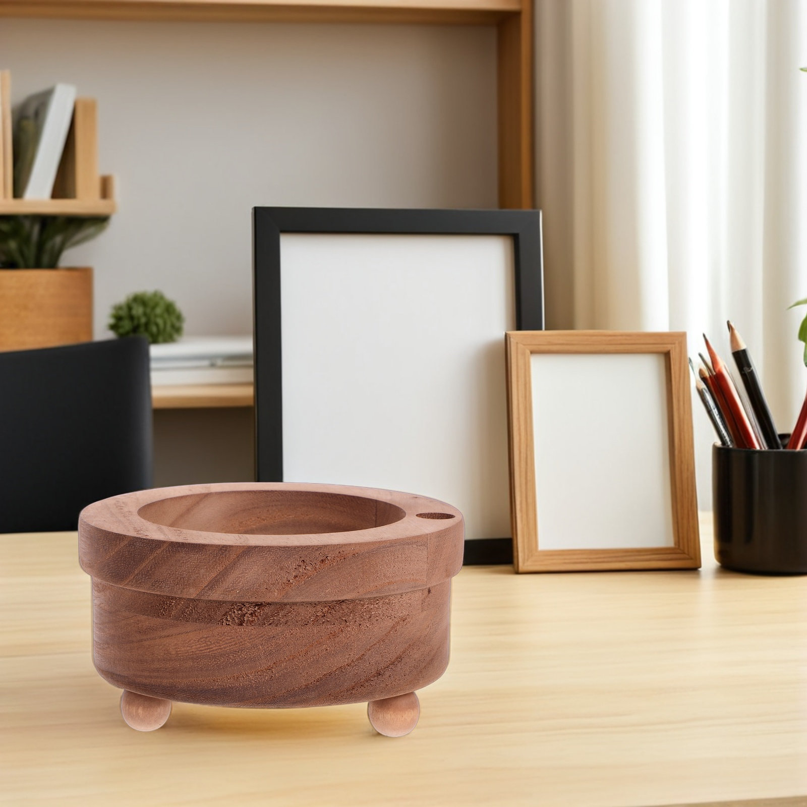 Holz-Becherhalter für Arbeitsp – Home Bar Stand Bewertung und Preis