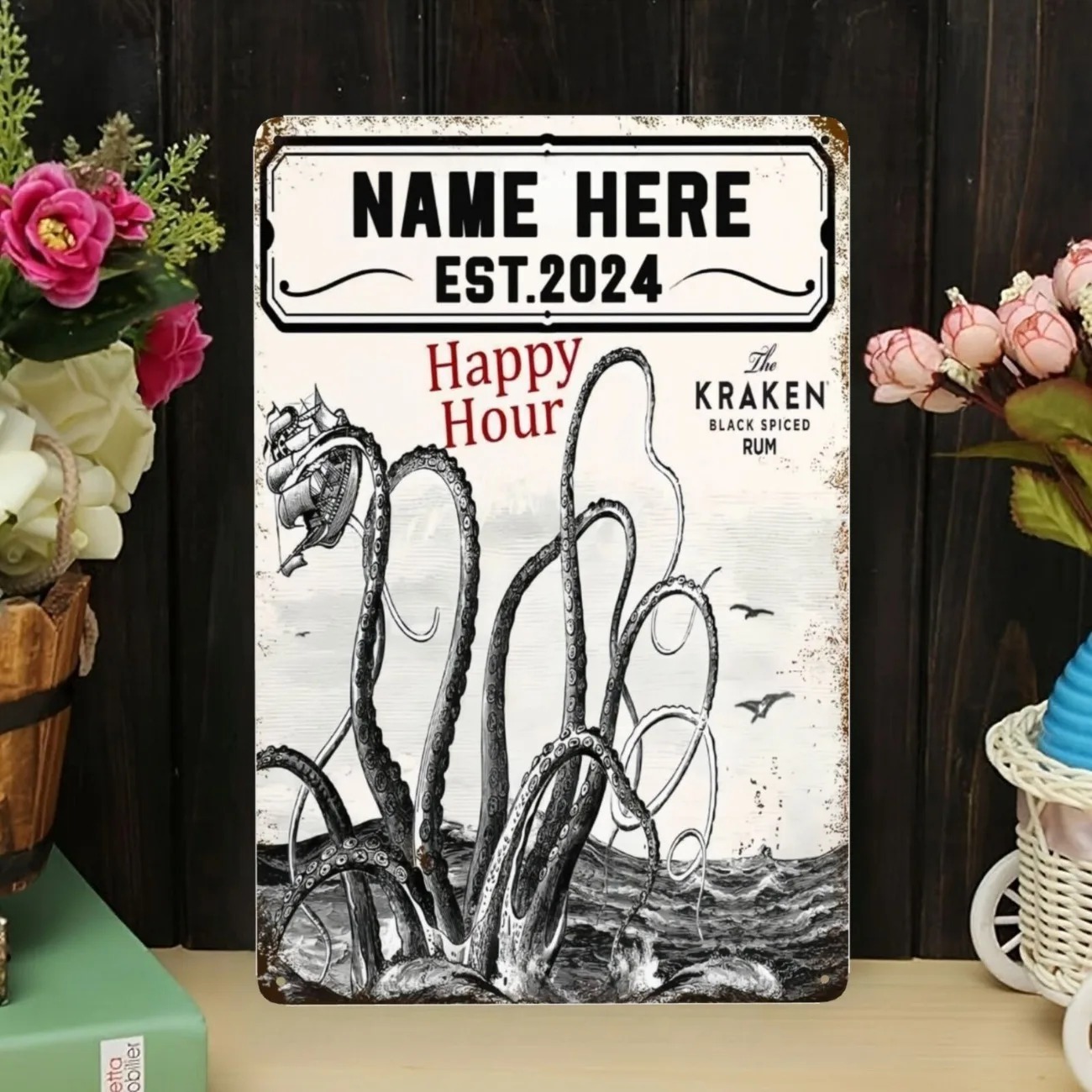 CIFbuy 2D Flaches Vintage Krak – Home Bar Signs Bewertung und Preis
