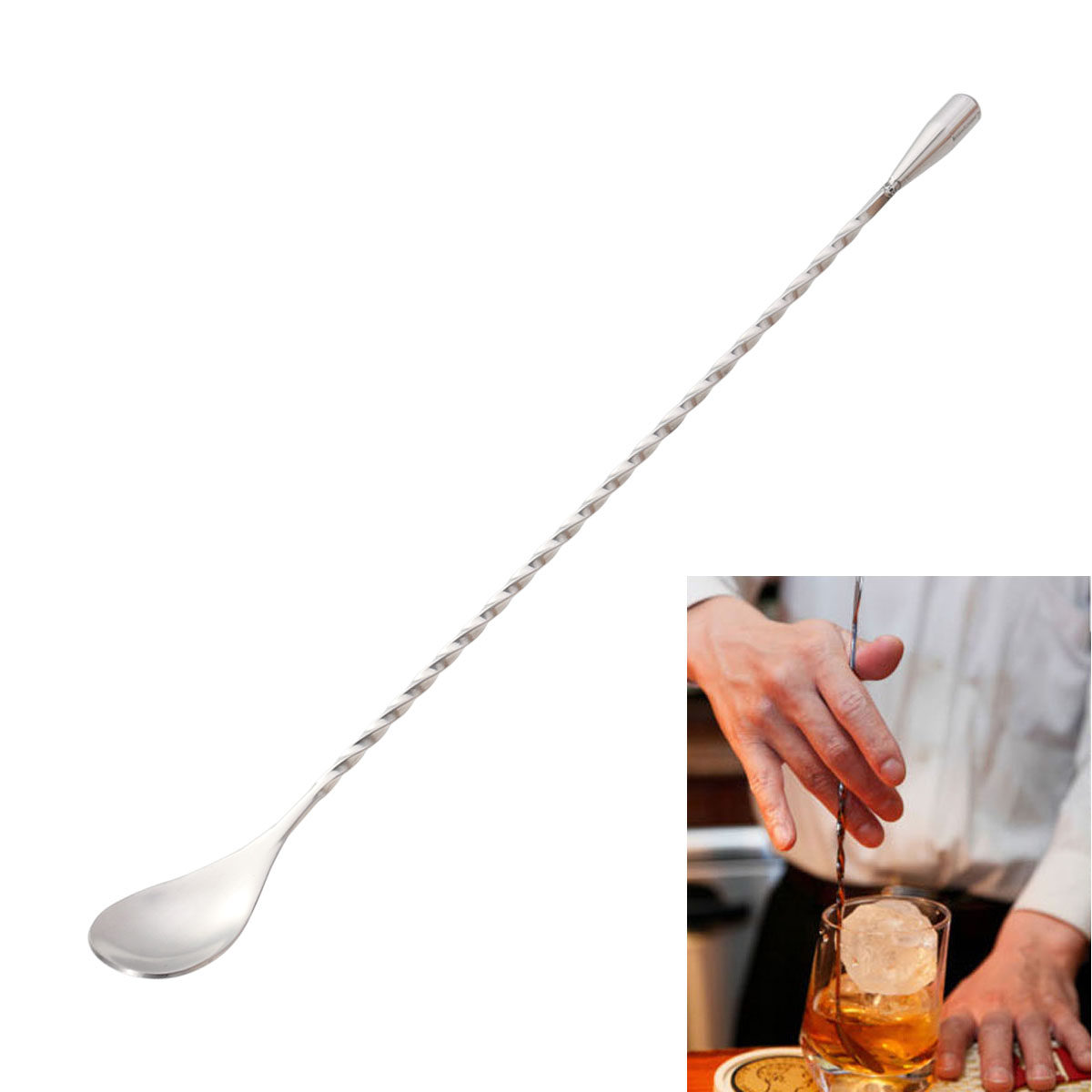 Cocktail-Barlöffel aus Edelsta – Bar Spoon Twisted Bewertung und Preis