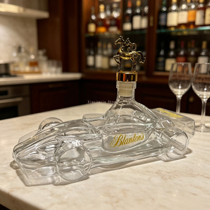 Rennwagenförmiger Glas-Likörde – Home Bargains Bewertung und Preis
