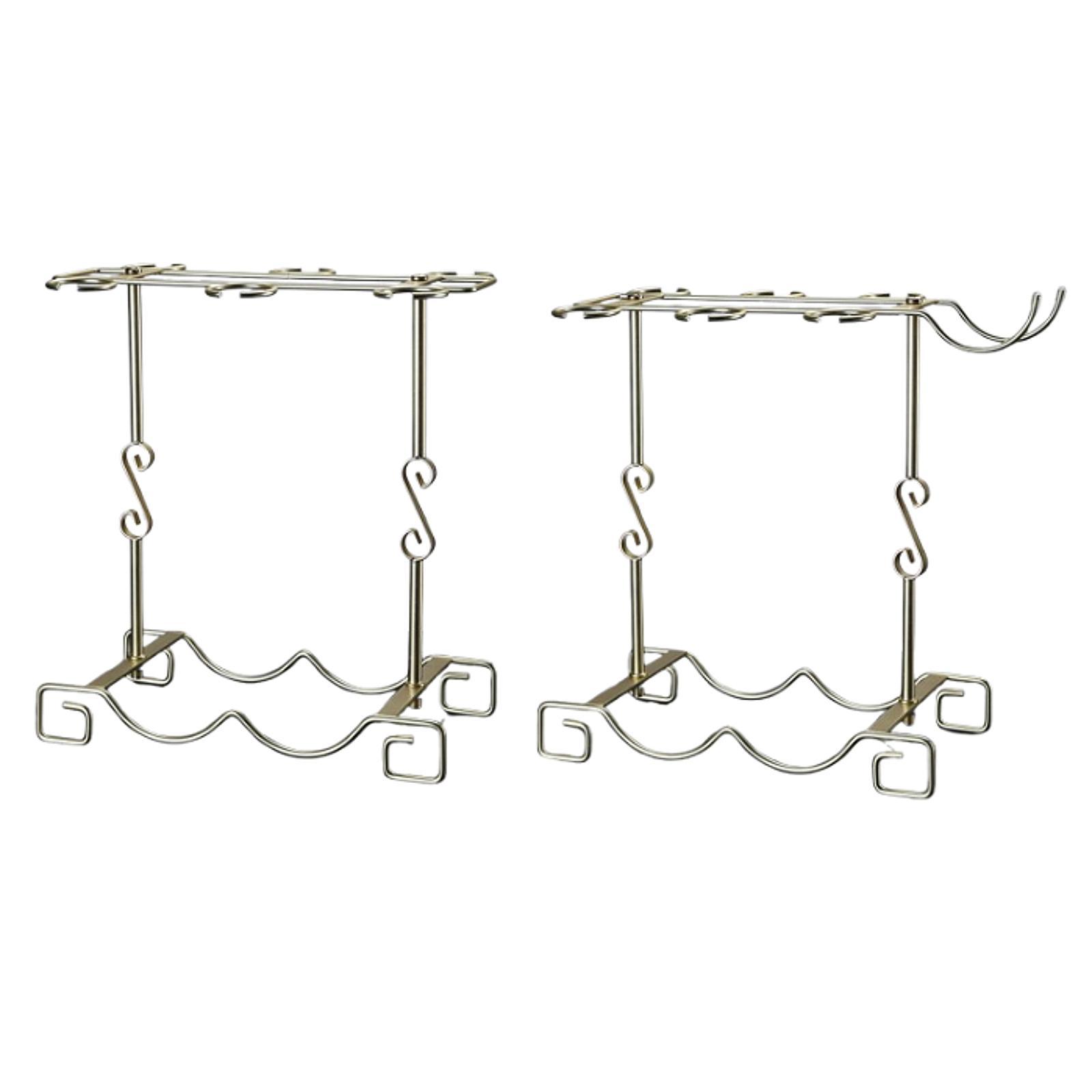 Tisch-Weinglashalter aus Eisen – Home Bar Stand Bewertung und Preis